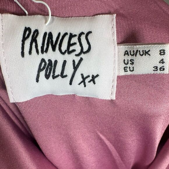 Princess Polly mauve sugar mini dress size 4 NWT - Picture 6 of 8